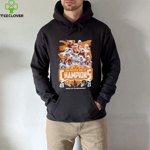 Texas Longhorns 2023 DR Pepper Big 12 Champions 49 21 hoodie, sweater, longsleeve, shirt v-neck, t-shirt