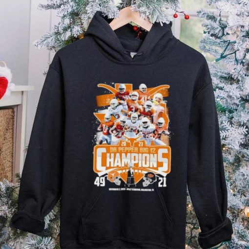 Texas Longhorns 2023 DR Pepper Big 12 Champions 49 21 hoodie, sweater, longsleeve, shirt v-neck, t-shirt