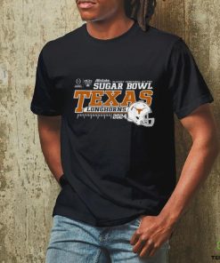 Texas Longhorns 2024 CFP Semi Sugar Bowl Football Helmet T Shirt