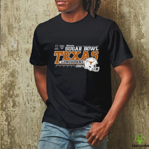 Texas Longhorns 2024 CFP Semi Sugar Bowl Football Helmet T Shirt