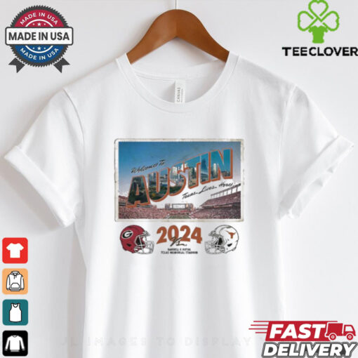 Texas Longhorns 2024 Georgia Gameday Austin Postcard Shirt