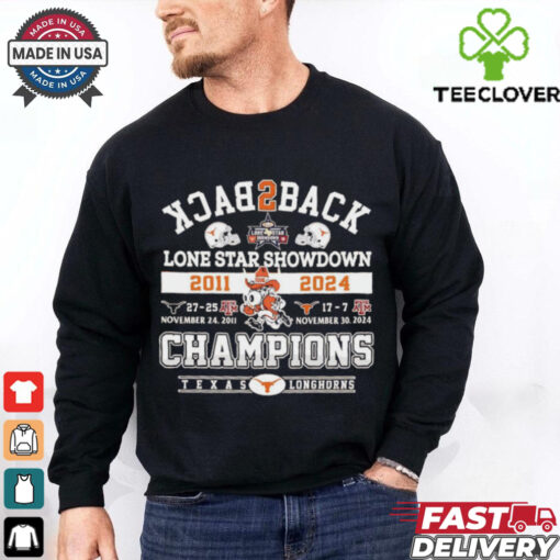 Texas Longhorns 2024 Lone Star Showdown champions shirt