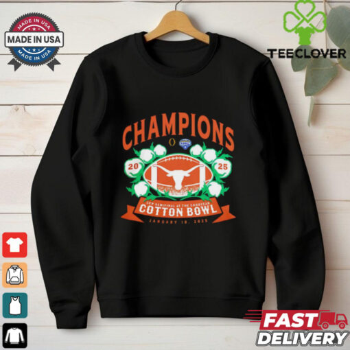 Texas Longhorns 2025 Cfp Semifinals At The Goodyear Cotton Bowl Champions shirt