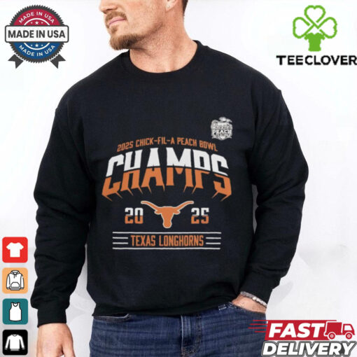Texas Longhorns 2025 Chick fil A Peach Bowl champs shirt