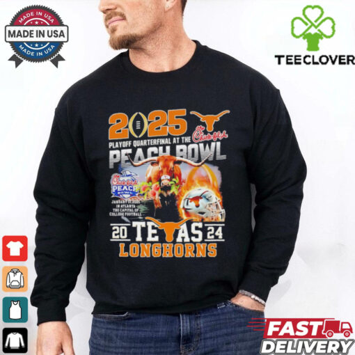 Texas Longhorns 2025 Playoff Quarterfinal At The Chick Fil A Peach Bowl shirt