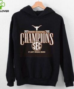Texas Longhorns 2025 SEC Women's Basketball Regular Season Champions Locker Room T Shirt