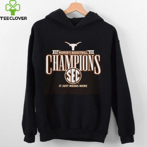Texas Longhorns 2025 SEC Women’s Basketball Regular Season Champions Locker Room T Shirt