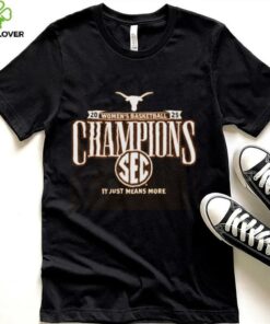 Texas Longhorns 2025 SEC Women's Basketball Regular Season Champions Locker Room T Shirt