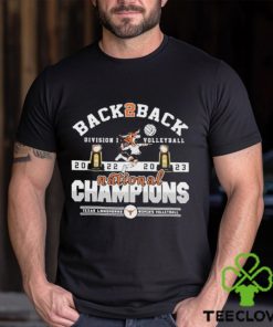 Texas Longhorns Back To Back 2023 Volleyball Champions T Shirt