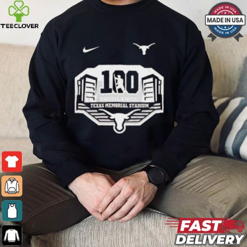 Texas Longhorns Celebrating 100 years of Darrell K Royal Texas Memorial Stadium shirt