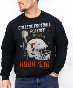 Texas Longhorns College Football Playoff 2024 2025 Hook ‘Em T Shirt