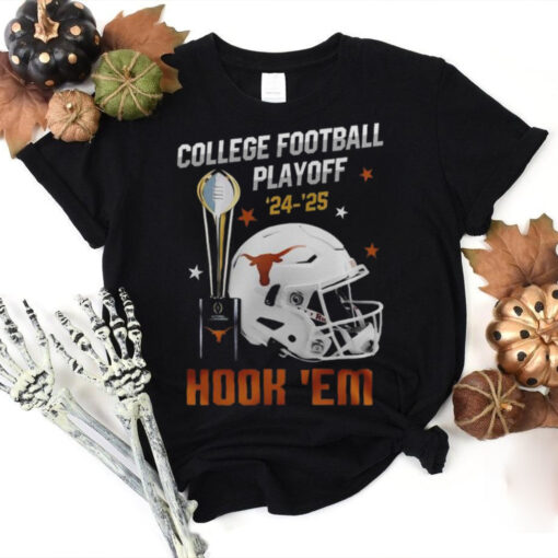 Texas Longhorns College Football Playoff 2024 2025 Hook ‘Em T Shirt