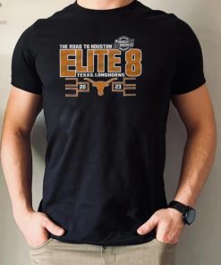 Texas Longhorns Elite 8 2023 Basketball Black T Shirt