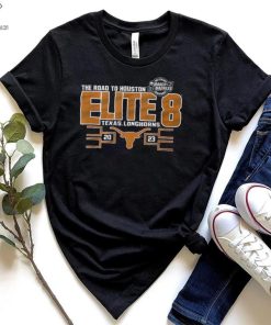 Texas Longhorns Elite 8 2023 Basketball Black T Shirt 1 Texas Longhorns Elite 8 2023 Basketball Black T Shirt