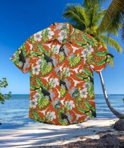 Texas Longhorns Floral Hawaiian Shirt