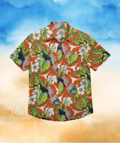 Texas Longhorns Floral Hawaiian Shirt