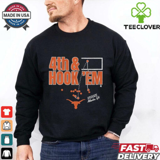 Texas Longhorns Football 4th & Hook ‘Em Atlanta GA 1 1 2025 T shirts