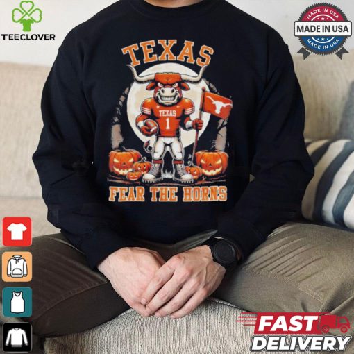 Texas Longhorns Football Fear The Horns Halloween shirt