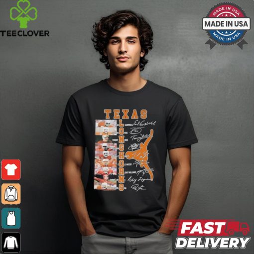 Texas Longhorns Football Team Players 2024 Signatures Shirt