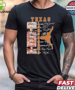 Texas Longhorns Football Team Players 2024 Signatures Shirt