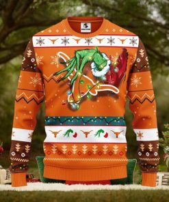Texas Longhorns Grinch Christmas Ugly Sweater