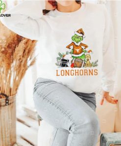 Texas Longhorns Grinch and Max dog funny Christmas shirt