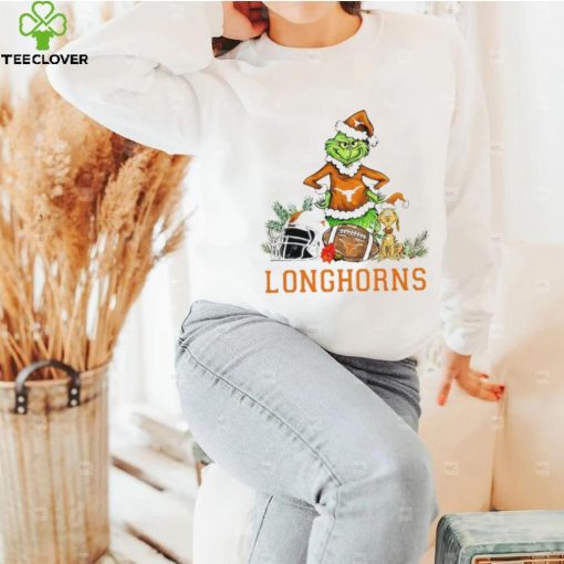 Texas Longhorns Grinch and Max dog funny Christmas hoodie, sweater, longsleeve, shirt v-neck, t-shirt