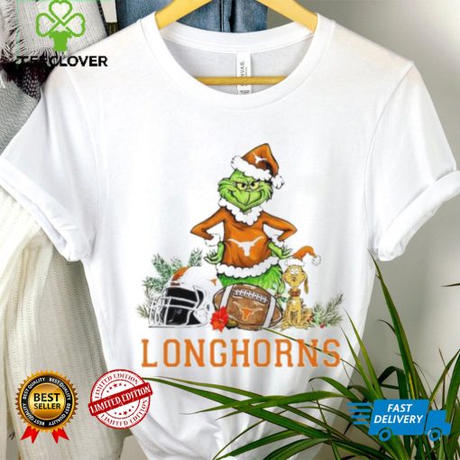 Texas Longhorns Grinch and Max dog funny Christmas hoodie, sweater, longsleeve, shirt v-neck, t-shirt