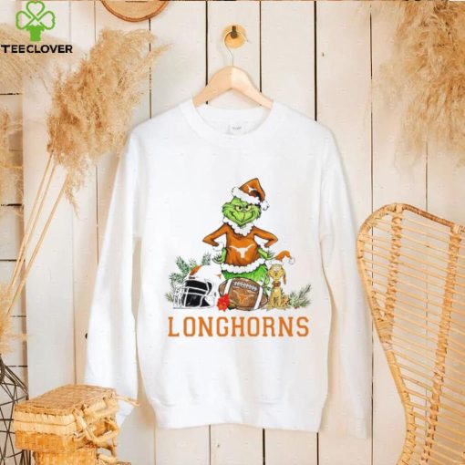 Texas Longhorns Grinch and Max dog funny Christmas hoodie, sweater, longsleeve, shirt v-neck, t-shirt