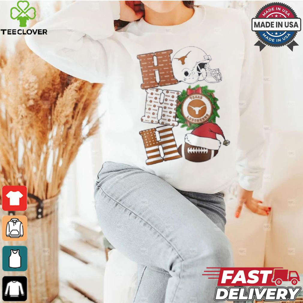 Texas Longhorns Hohoho Christmas Shirt Texas Longhorns Hohoho Christmas Shirt
