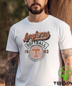 Texas Longhorns Ivory Baseball Logo T Shirt