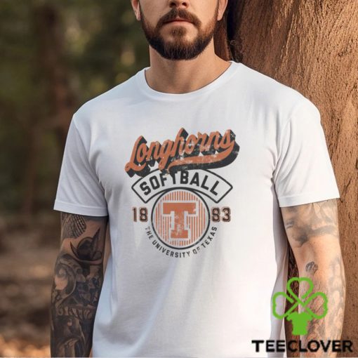 Texas Longhorns Ivory Baseball Logo T Shirt