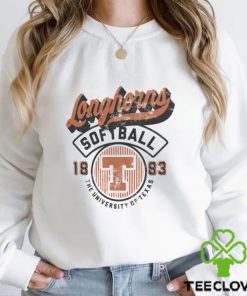 Texas Longhorns Ivory Baseball Logo T Shirt