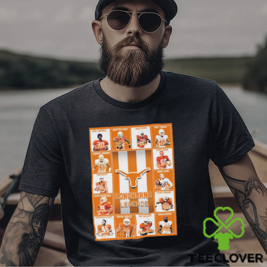 Texas Longhorns Legends Team Signatures Shirt Texas Longhorns Legends Team Signatures Shirt