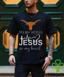 Texas Longhorns Logo 2023 In My Veins Jesus In My Heart shirt