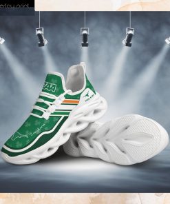 Texas Longhorns NCAA Logo St. Patrick's Day Shamrock Custom Name Clunky Max Soul Shoes Sneakers For Mens Womens