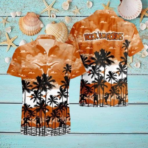 Texas Longhorns Ncaa Summer Summer Aloha Hawaiian Shirt For Mens Womens