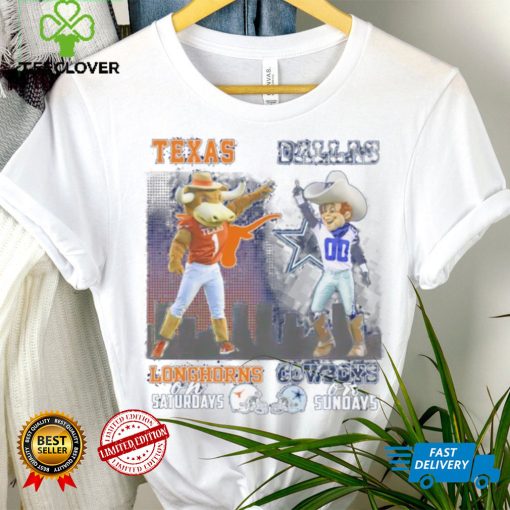 Texas Longhorns On Saturdays, Dallas Cowboys On Sundays hoodie, sweater, longsleeve, shirt v-neck, t-shirt