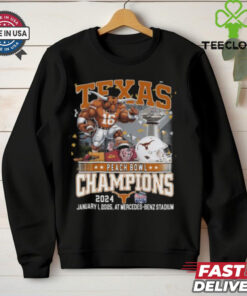 Texas Longhorns Peach Bowl 2024 Champions Mercedes Benz Stadium T Shirt Fan Favorite