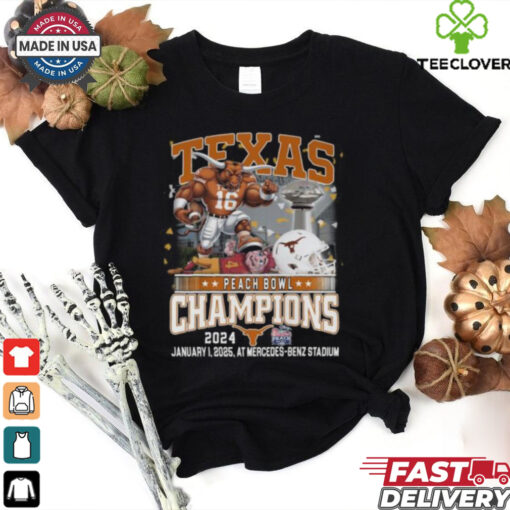 Texas Longhorns Peach Bowl 2024 Champions Mercedes Benz Stadium T Shirt Fan Favorite