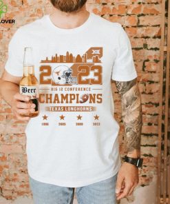 Texas Longhorns Skyline 2023 Big 12 Conference Champions Shirt