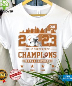 Texas Longhorns Skyline 2023 Big 12 Conference Champions Shirt