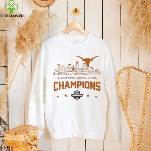 Texas Longhorns Skyline Players Name 2023 NCAA Women’s Volleyball National Champions Shirt