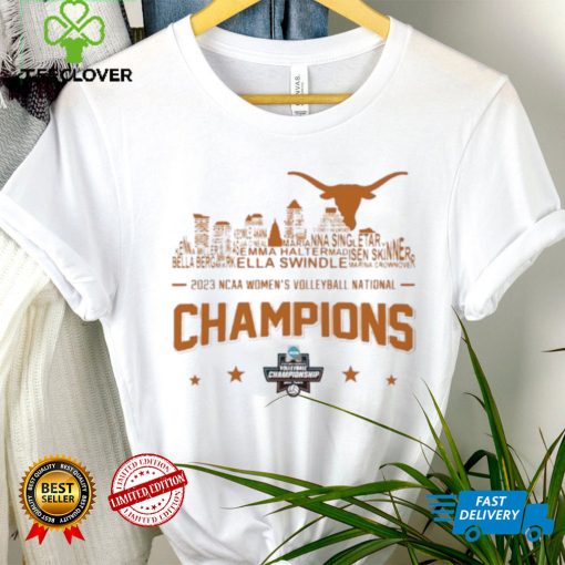 Texas Longhorns Skyline Players Name 2023 NCAA Women’s Volleyball National Champions Shirt