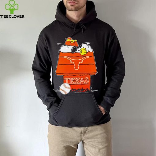 Texas Longhorns Snoopy And Woodstock The Peanuts Baseball hoodie, sweater, longsleeve, shirt v-neck, t-shirt