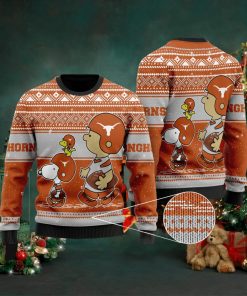 Texas Longhorns Snoopy Lover Ugly Christmas Sweater