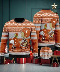Texas Longhorns Snoopy Lover Ugly Christmas Sweater