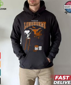Texas Longhorns Snoopy Painting Shirt