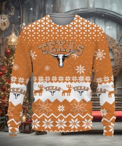 Texas Longhorns Sports Football American Knitted Christmas Sweater