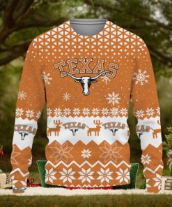 Texas Longhorns Sports Football American Knitted Christmas Sweater